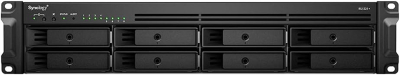 Synology RackStation RS1221+ - NAS server - 8 bays - rack-mountable - SATA 6Gb/s - RAID 0, 1, 5, 6, 10, JBOD - RAM 4 GB - Gigabit Ethernet - iSCSI - 2U