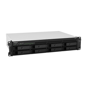 Synology RackStation RS1221+ - NAS server - 8 bays - rack-mountable - SATA 6Gb/s - RAID 0, 1, 5, 6, 10, JBOD - RAM 4 GB - Gigabit Ethernet - iSCSI - 2U