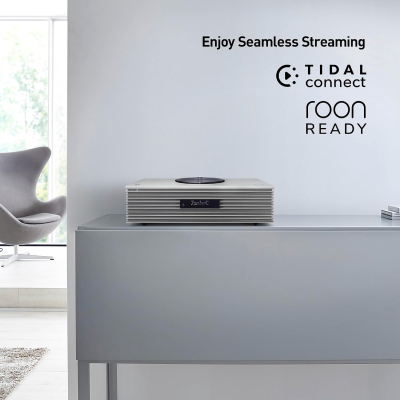 Technics OTTAVA SC-C65EB-S All-in-One Music System with CD Player, DAB+ Radio, USB, Bluetooth & Chromecast Built-In, AirPlay 2, 2.1 Channel, Wi-Fi, Silver