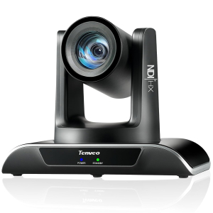 Tenveo NDI PTZ Camera 20X Optical Zoom, AI Auto Tracking, 1080P 60FPS, LAN/USB3.0/HDMI PoE Camera for Church Services Worship Video Conference Live Events Youtube OBS