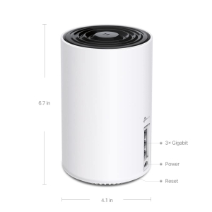 TP-Link Deco XE75(3-pack) AXE5400Mbps Whole Home Mesh WiFi 6E System, Tri-Band WiFi Booster, 3x Gigabit Ports, AI-Driven Mesh, Cover up to 7,200 ft2, Connect up to 200 devices,...