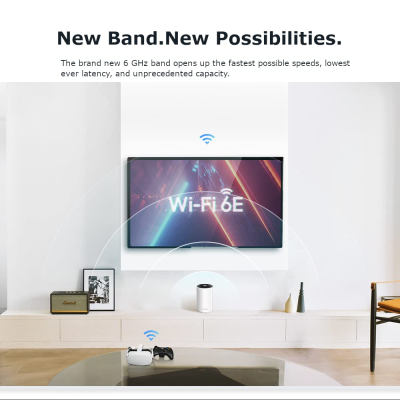 TP-Link Deco XE75(3-pack) AXE5400Mbps Whole Home Mesh WiFi 6E System, Tri-Band WiFi Booster, 3x Gigabit Ports, AI-Driven Mesh, Cover up to 7,200 ft2, Connect up to 200 devices,...