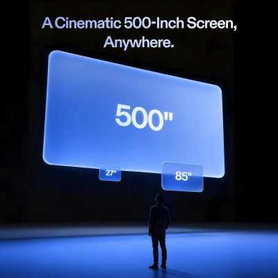 XREAL 1S AR Glasses, 500" Virtual Screen Smart Glasses with 52° FOV, Native 3DoF, REAL 3D, Powered by X1 Chip, Supports All USB-C DP Devices Including iPhone 17/16/15, Steam...