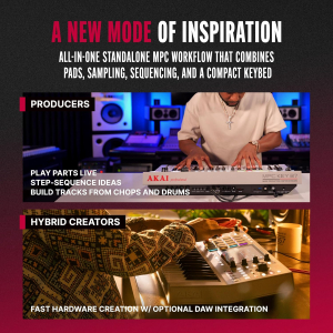 Akai Professional MPC Key 37 G2 Next-Gen Standalone Production Keyboard | Synthesizer for Producers, for Sampling and Sequencing, with USB-C, 37 Keys, 16 MPC Pads, 8-Core...