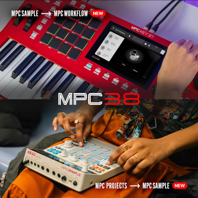 Akai Professional MPC Key 37 Standalone Production Synthesizer, Drum Machine, MIDI Keyboard, with Wi-Fi, Bluetooth, Touchscreen, Plug-ins, and Native Instruments Integration