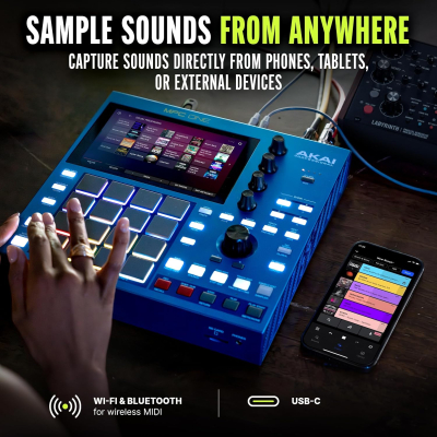 Akai Professional MPC One G2 Next-Generation Standalone Production Center | For Beatmakers and Producers, for Sampling, Sequencing and Song Creation, With USB-C, 16 MPC Pads,...