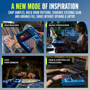 Akai Professional MPC One G2 Next-Generation Standalone Production Center | For Beatmakers and Producers, for Sampling, Sequencing and Song Creation, With USB-C, 16 MPC Pads,...