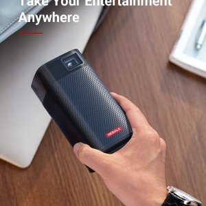 Anker NEBULA Apollo, Wi-Fi Mini Projector, 200 ANSI Lumen Portable Projector, 6W Speaker, Movie Projector, 100 Inch Picture, 4-Hour Video Playtime, Neat Projector, Home...
