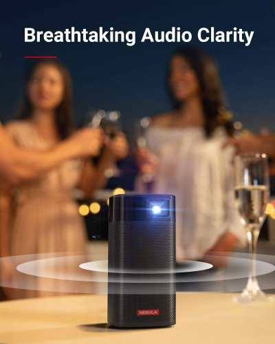 Anker NEBULA Apollo, Wi-Fi Mini Projector, 200 ANSI Lumen Portable Projector, 6W Speaker, Movie Projector, 100 Inch Picture, 4-Hour Video Playtime, Neat Projector, Home...