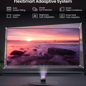JMGO N1S Ultimate Triple Laser 4K Projector, 3300 ISO Lumens, Google TV