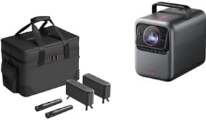 NEBULA X1 4K Triple Laser Projector Bundle with Wireless Satellite Speakers & Accessory Pack, 3500 ANSI Lumens, Dolby Vision & Audio, Smart AI, 300" Display,...