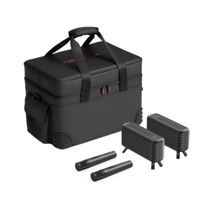 NEBULA X1 4K Triple Laser Projector Bundle with Wireless Satellite Speakers & Accessory Pack, 3500 ANSI Lumens, Dolby Vision & Audio, Smart AI, 300" Display,...