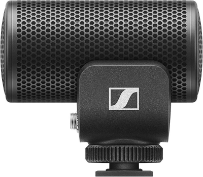 Sennheiser MKE 600 Shotgun Camera Microphone | Phantom & Battery Power | Switchable Filter for Wind Noise Minimisation | Black (505453)