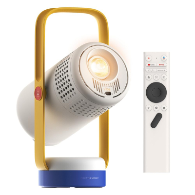 XGIMI Vibe One Battery Powered Mini 1080P Smart Portable Projector | Google TV with Licensed Netflix, Sound by JBL, Built-in Battery, Auto Focus Auto Keystone, Video...