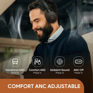 Yealink BH74 UC ANC Wireless Headset with Microphone for PC,Open Office WFH | 6 AI Noise Cancelling Mic,Bluetooth Headset with Charging Dock,32H Talk Time & Mute Button,USB C/A...
