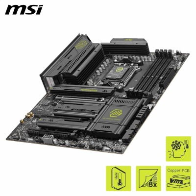 MSI MAG X870E TOMAHAWK WIFI Motherboard, ATX-Ryzen 9000/8000/7000, AM5,DDR5