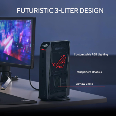 ROG NUC (2025) Gaming Mini PC with Intel® Core™ Ultra 9 (Series 2) ARL-HX CPU, NVIDIA® GeForce RTX™ 5070 MobileGPU, 32GB DDR5 RAM, 2TB NVMe SSD, Thunderbolt™ 4, Triple-Fan...