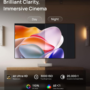 XGIMI MIRA Pro Ultra Short Throw Laser Projector, 4K UHD, 3000 ISO Lumens
