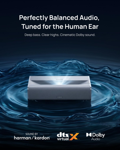 XGIMI MIRA Pro Ultra Short Throw Laser Projector, 4K UHD, 3000 ISO Lumens