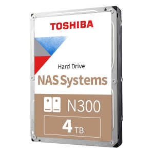 Toshiba N300 16TB Internal NAS Hard Drive, 3.5â€™â€™ SATA HDD, 7200 RPM, 24/7 Operation, Supports 1-8 bay systems, 512MB Cache, 180TB/Year workload, 3yr Warranty (HDWG51GUZSVA).