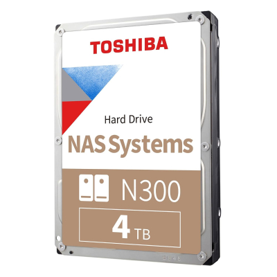 Toshiba N300 16TB Internal NAS Hard Drive, 3.5â€™â€™ SATA HDD, 7200 RPM, 24/7 Operation, Supports 1-8 bay systems, 512MB Cache, 180TB/Year workload, 3yr Warranty (HDWG51GUZSVA).